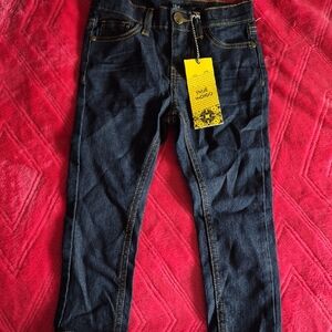 Indigo Skinny Jeans - Deep Blue Stretch 3t